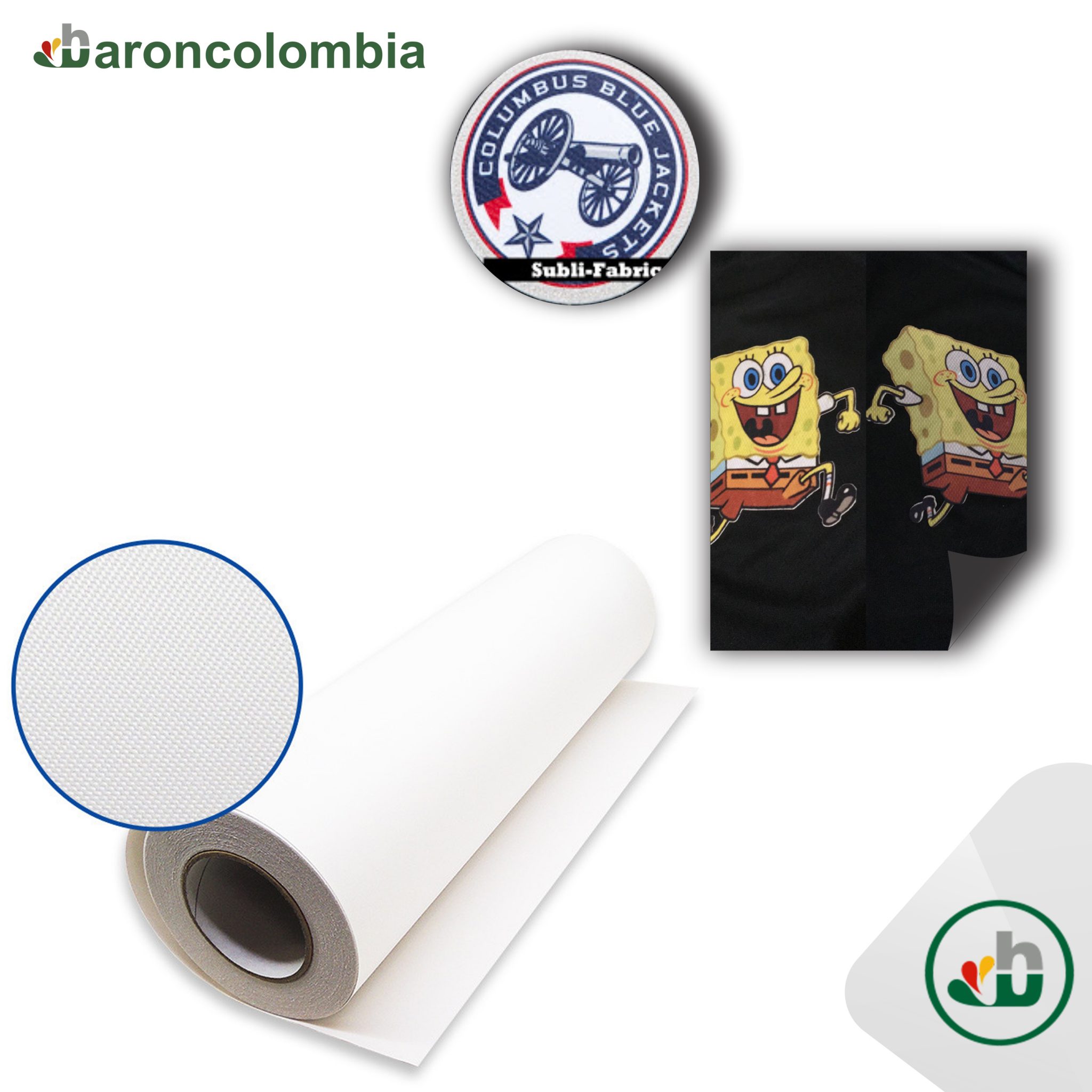 Vinilo Textil Sublimable Fabric Plus Baroncolombia Ltda